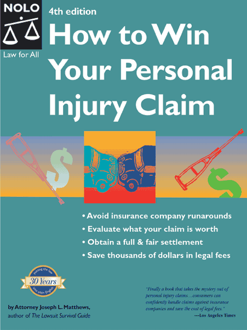 Title details for How to Win Your Personal Injury Claim by Joseph Matthews - Available